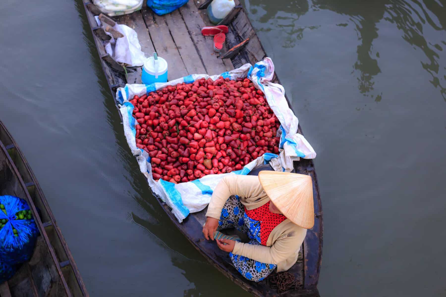 food transported by a manual boat still can be defined as food miles, but with lower emissions
