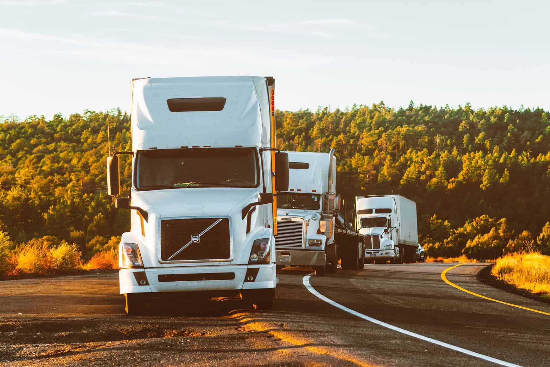 use emissions factors from semi trucks to define food miles