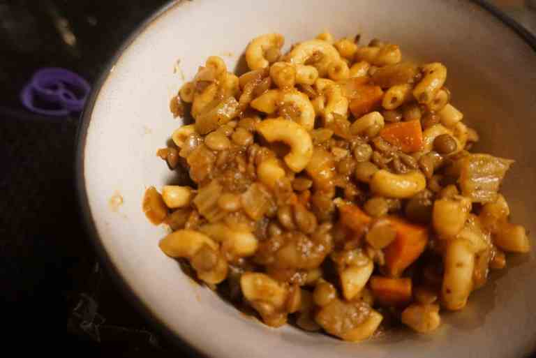 Lentils & Pasta Recipe: Budget Friendly Vegan Meals