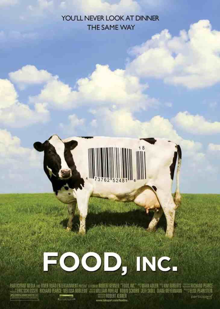 Food Inc movie poster for plant based diet documentary
