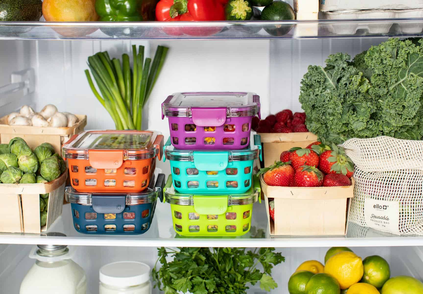 glass containers as an eco friendly meal prep option