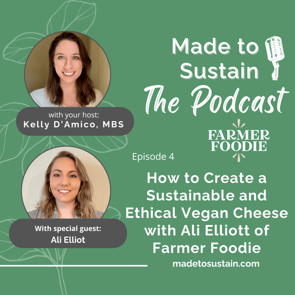Made to Sustain Podcast - Season 1 Episode 5 with Ali Elliot from Farmer Foodie