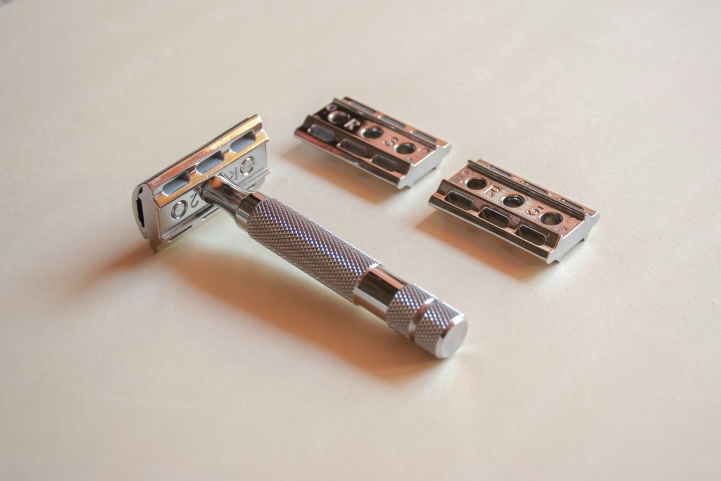sustainable razor made from stainless steel